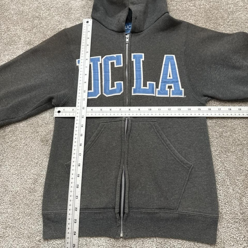 Vintage 90's UCLA Bruins Hoodie X-Small Made in USA Collegiate Sweatshirt - Picture 5 of 8